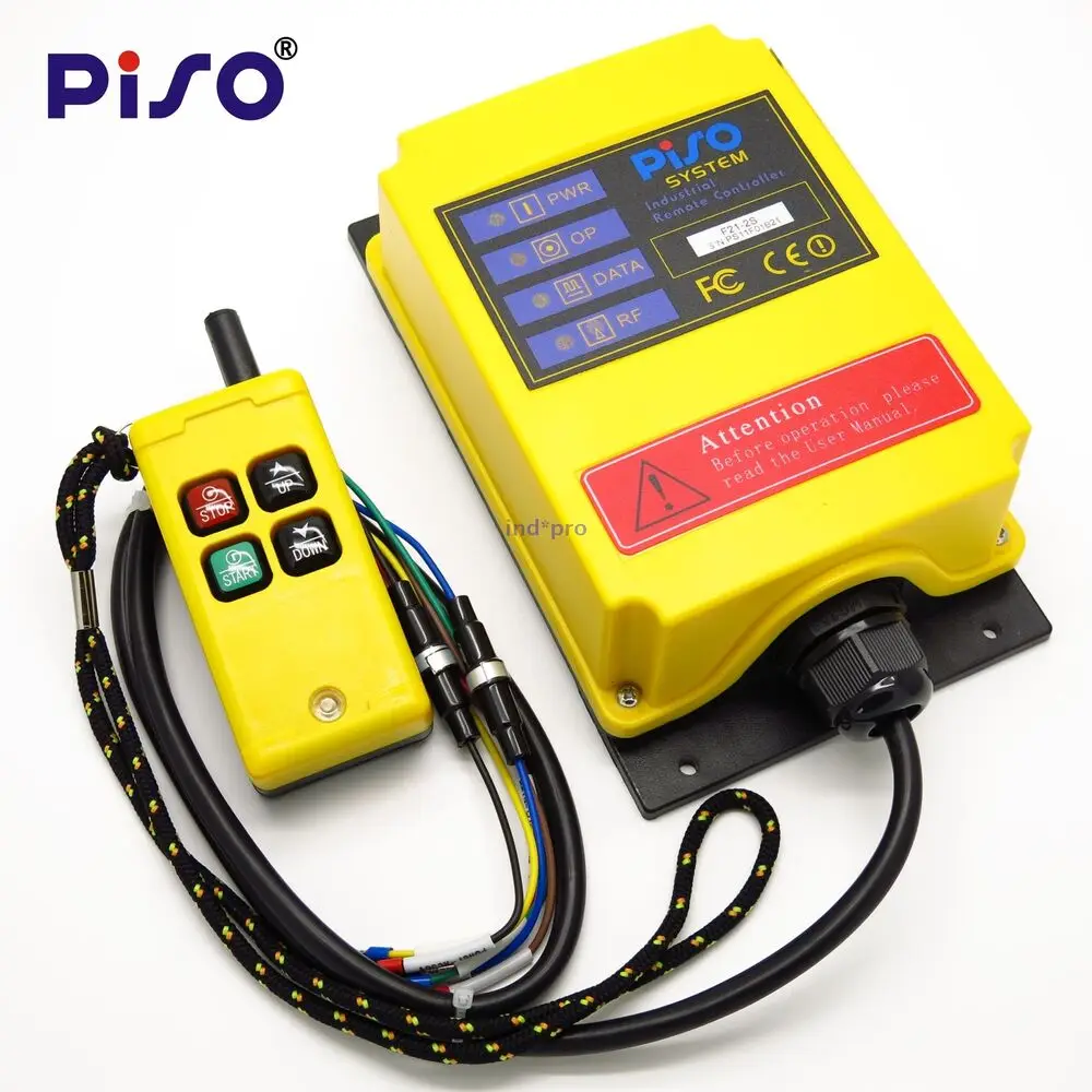 For Industrial Crane PISO F21-2S AC36V/220V/380V DC24V Wireless Remote Control