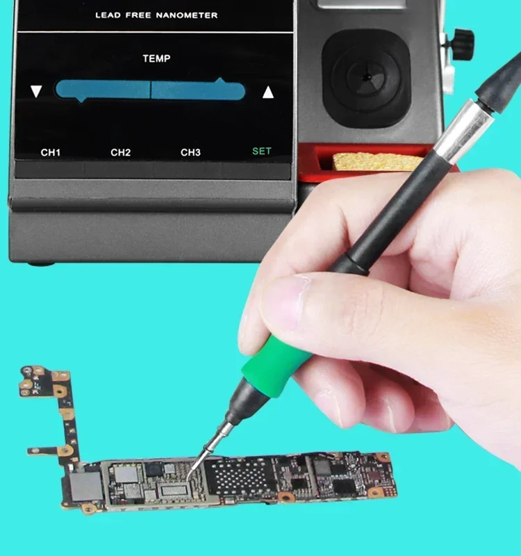 

Use 115 Soldering Iron Tips SUGON T36 Professional Electronic Repair SMD Nano Soldering Iron