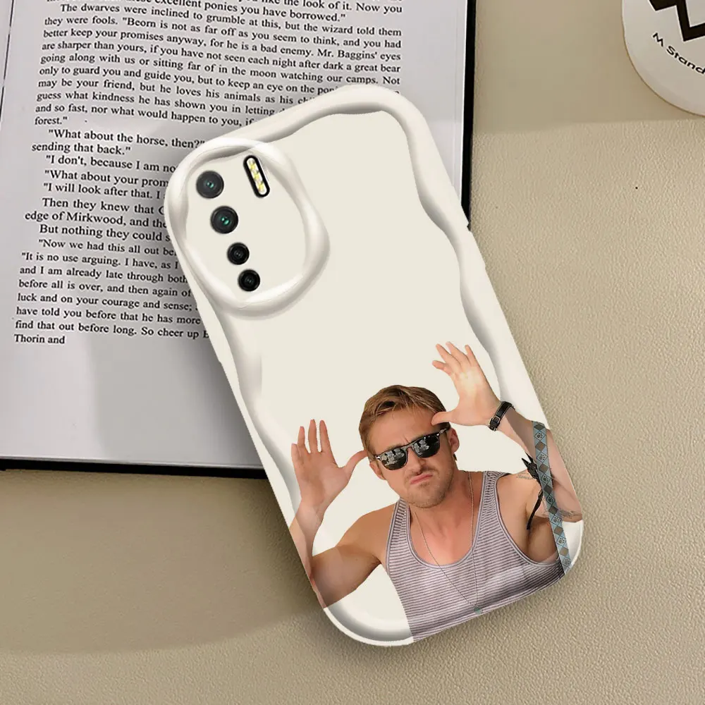 Funny Ryan Gosling Phone Case For OPPO A98 A94 A93 A92 A79 A78 A76 A74 A60 A58 A57 A55 A54 A53 A38 A31 2020 3D Wave Cover Fundas