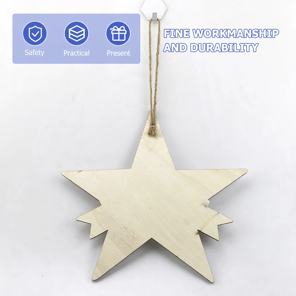 

Patriotic Star Wall Decor Flat Smooth Edges Independence Day Hanging Ornament 4th of July Decorations Memorial Day Patriotic