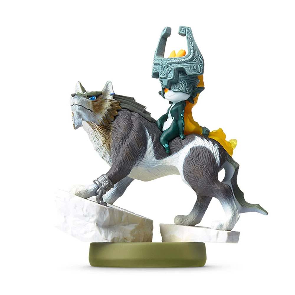 Nintendo Switch Amiibo Original The Legend of Zelda - Wolf Link 20 hearts Figurine Region Free Asia Version Original Brand New