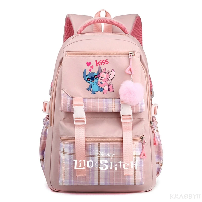 Fashion Lilo And Stitch Backpack Travel Capacity Bookbag for Women & Men Boys Girls School College Laptop Students Mochilas