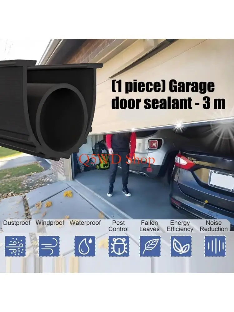 Q5WD Long Lifes Sealing Strips 3 Meter for Home Garage Quick DIY Fit Maintains Clean Space Reduces Maintenance Need