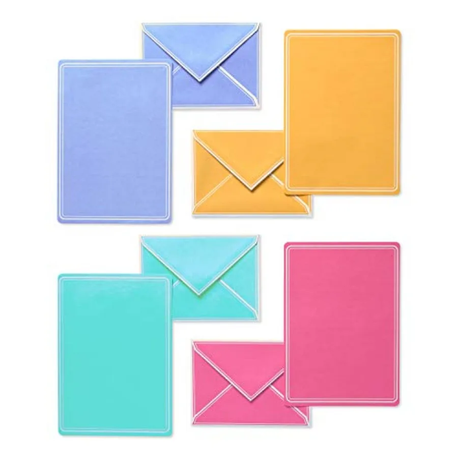 

Pastel Stationery Sheets and Colored Envelopes 80-Count