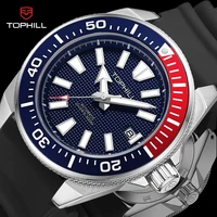 Relojes automáticos TOPHILL para hombre, reloj de buceo para hombre, reloj de pulsera mecánico resistente al agua de 300m NH35, relojes superluminosos con espejo de zafiro