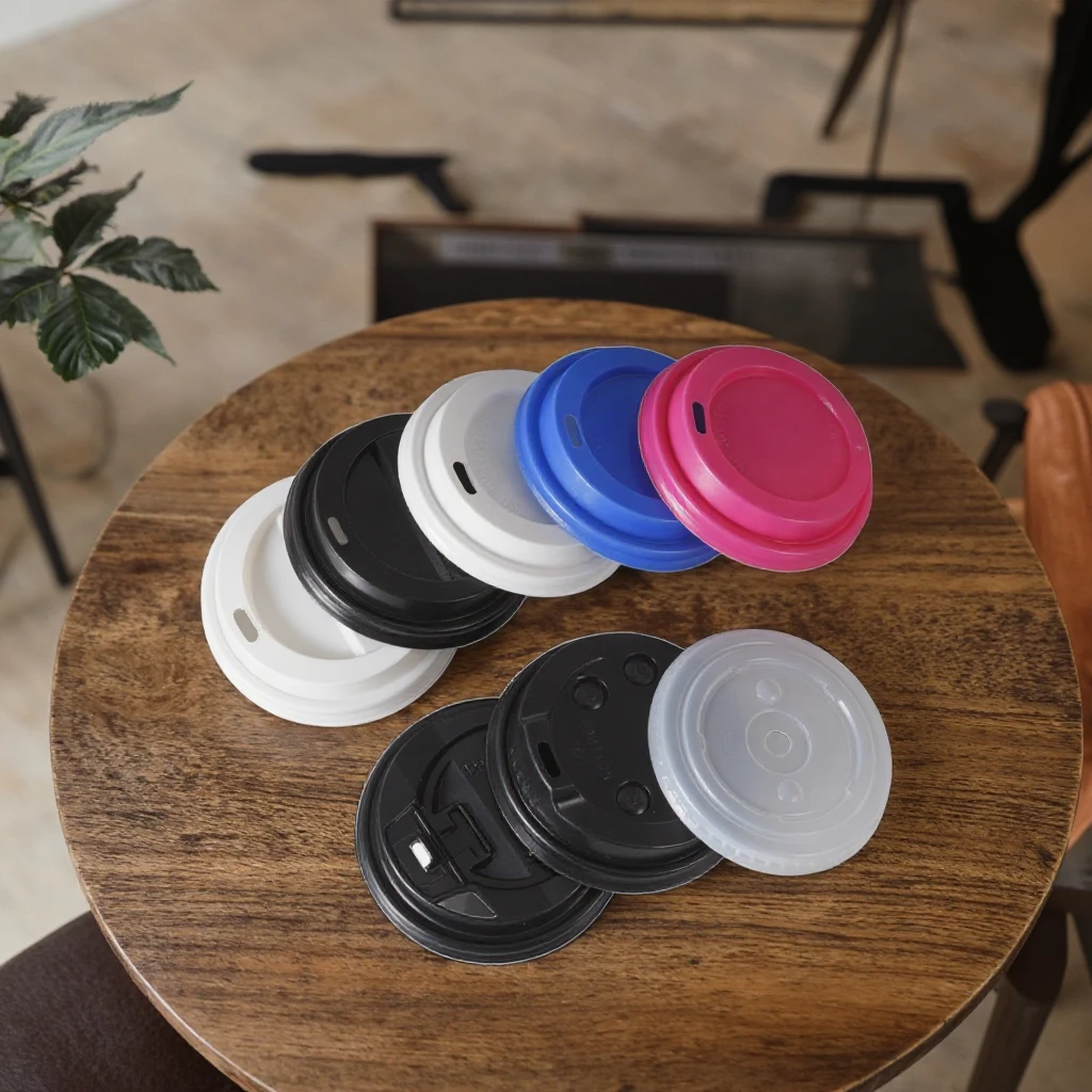 12オンス、14オンス、16オンスの使い捨てPET飲料カップ（蓋付き）、エコフレンドリーなPP素材、ミルクティー、ボバ、バブルティー用