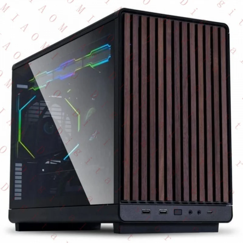 

Корпус для ПК TU FOR Lian Li DAN A3-mATX Wood Edition, закаленное стекло - орех, черный