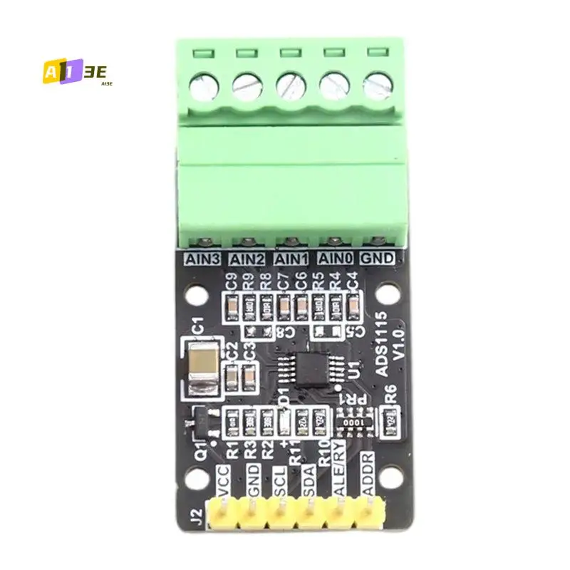 A13E-For ADS1115 4-Channel 16-Bit High Accuracy ADC Converter Module, Programmable Gain Amplifier, For I2C Interface