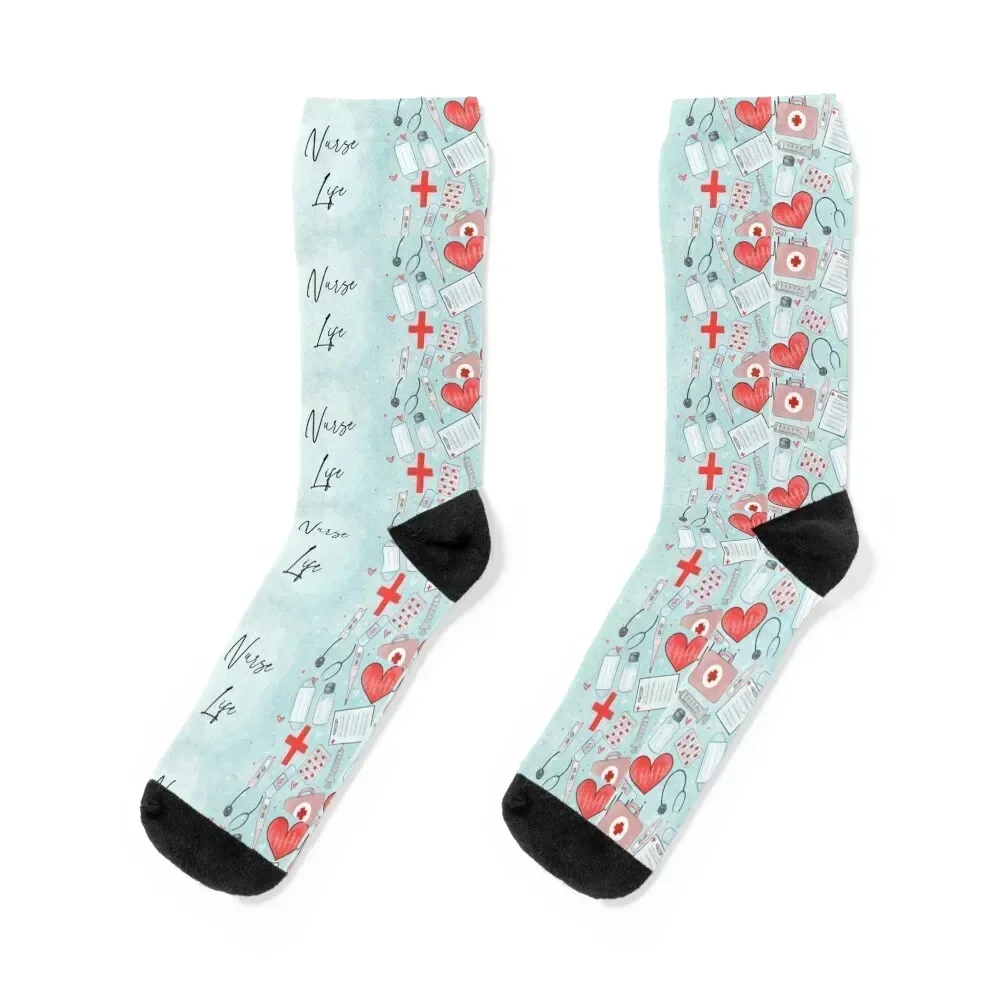 Nurse life Socks new year cycling cool japanese fashion Socks Men Women's