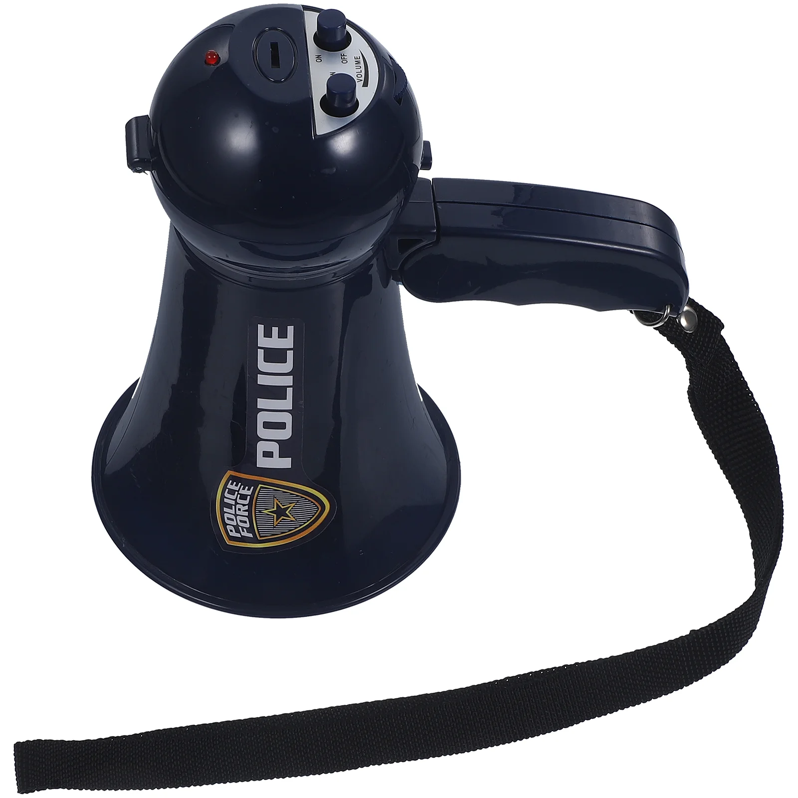 

Police Megaphone Funny Guide Loudspeaker Toy Role Cosplay Megaphone Speaker Child Boy Sapphire Blue No Batteries
