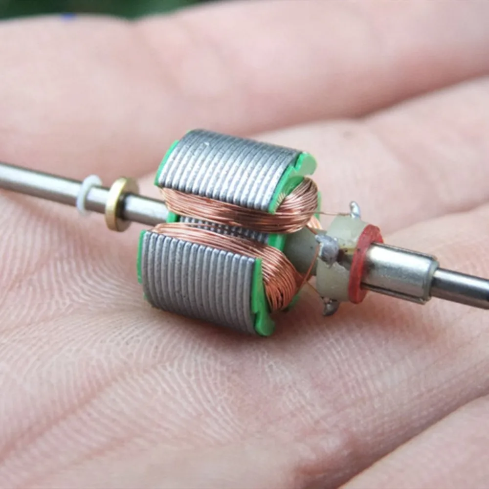 10PCS 130 Motor Rotor Iron Core Mini DC Motor Accessories for DIY Hand Winding Coil Hobby Model Small Motor Repair Parts