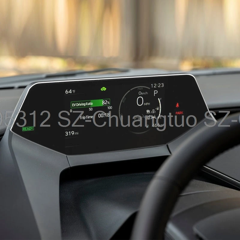 

Защитная пленка из закаленного стекла для Toyota Prius Prime 2023, приборная панель автомобиля, ЖК-экран, пленка против царапин