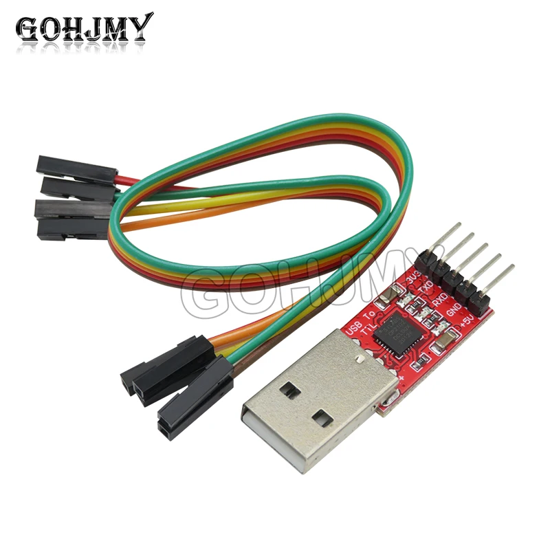 CP2102 module USB to TTL serial UART STC download cable PL2303 Super Brush line upgrade With Cable Red