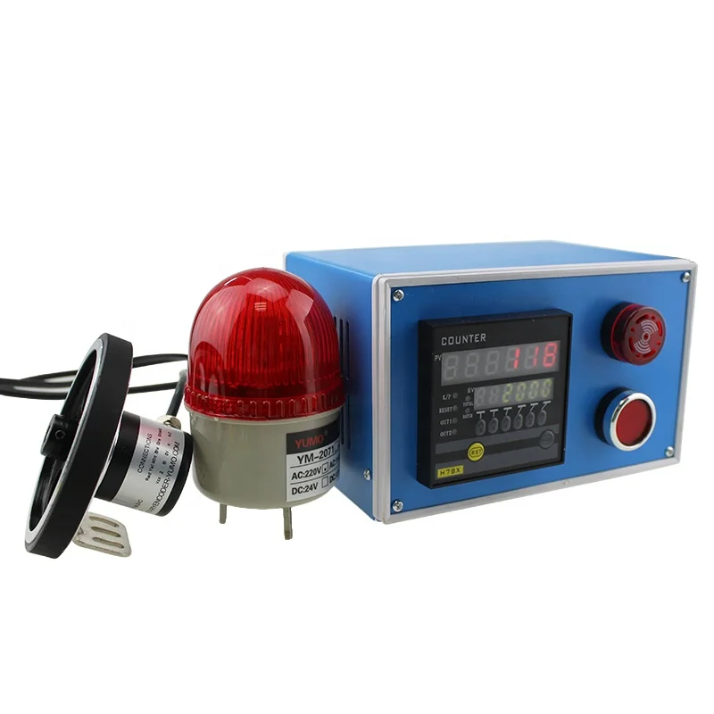 ATK72-F Automatic Digital Meter Counter Wheel Pulse Counter with Buzzer Warning Lamp
