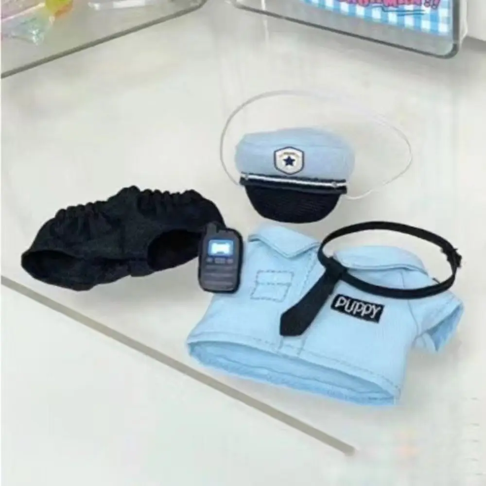 

Uniform 10cm Cotton Doll Clothes Shorts Mini Plush Doll Clothes 1 Set T-shirt No Attribute Doll Clothes Doll Accessories