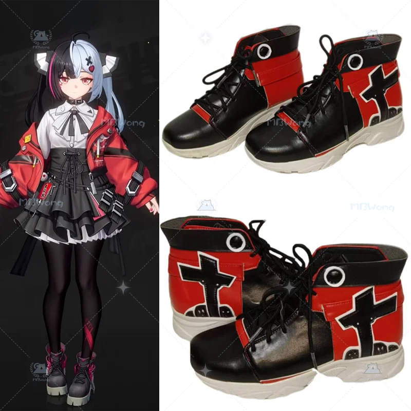 Nuevos zapatos de cosplay de Game Neverness to Everness Lacrimosa, zapatos de juego de rol de Lacrimosa NTE para fiesta de Halloween, para adultos, mujeres y hombres