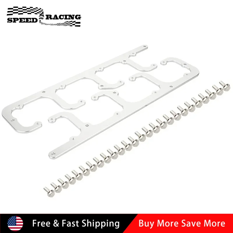 

Комплект кронштейнов для квадратных катушек LS D581 из алюминия для грузовиков CHEVROLET 4.8L 5.3L 5.7L 6.0L 6.2L 7.0L, серебристый