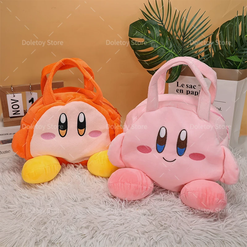 4 Styles Star Kirby Plush Backpack Kirby Handbag Waddle Dee Messenger Bag Kawaii Kirby Crossbody Bag Girls Birthday Gifts