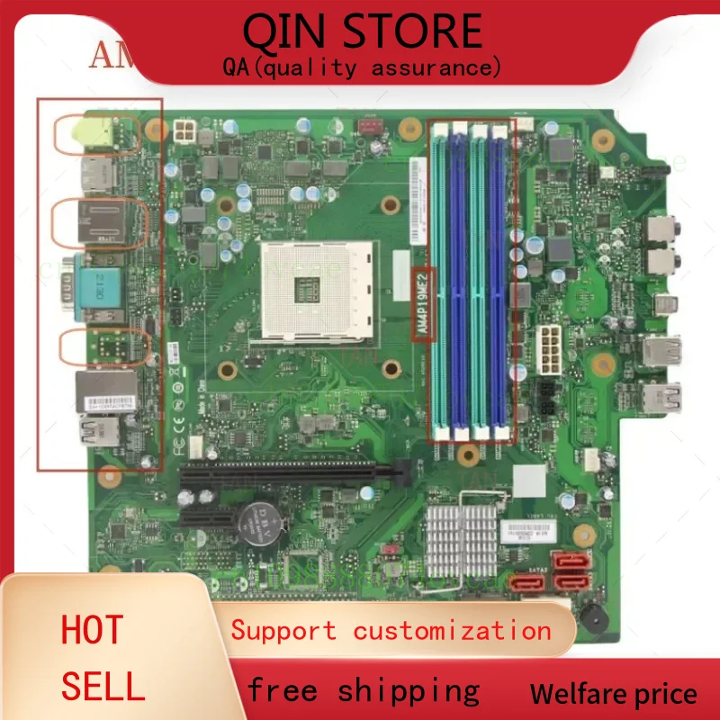 

AM4P19ME2 для Lenovo 540 M75S M75T, материнская плата 5B20U54832 5B20U55134 SB20N61176 AM4 DDR4, материнская плата, 100% протестирована, быстрая доставка