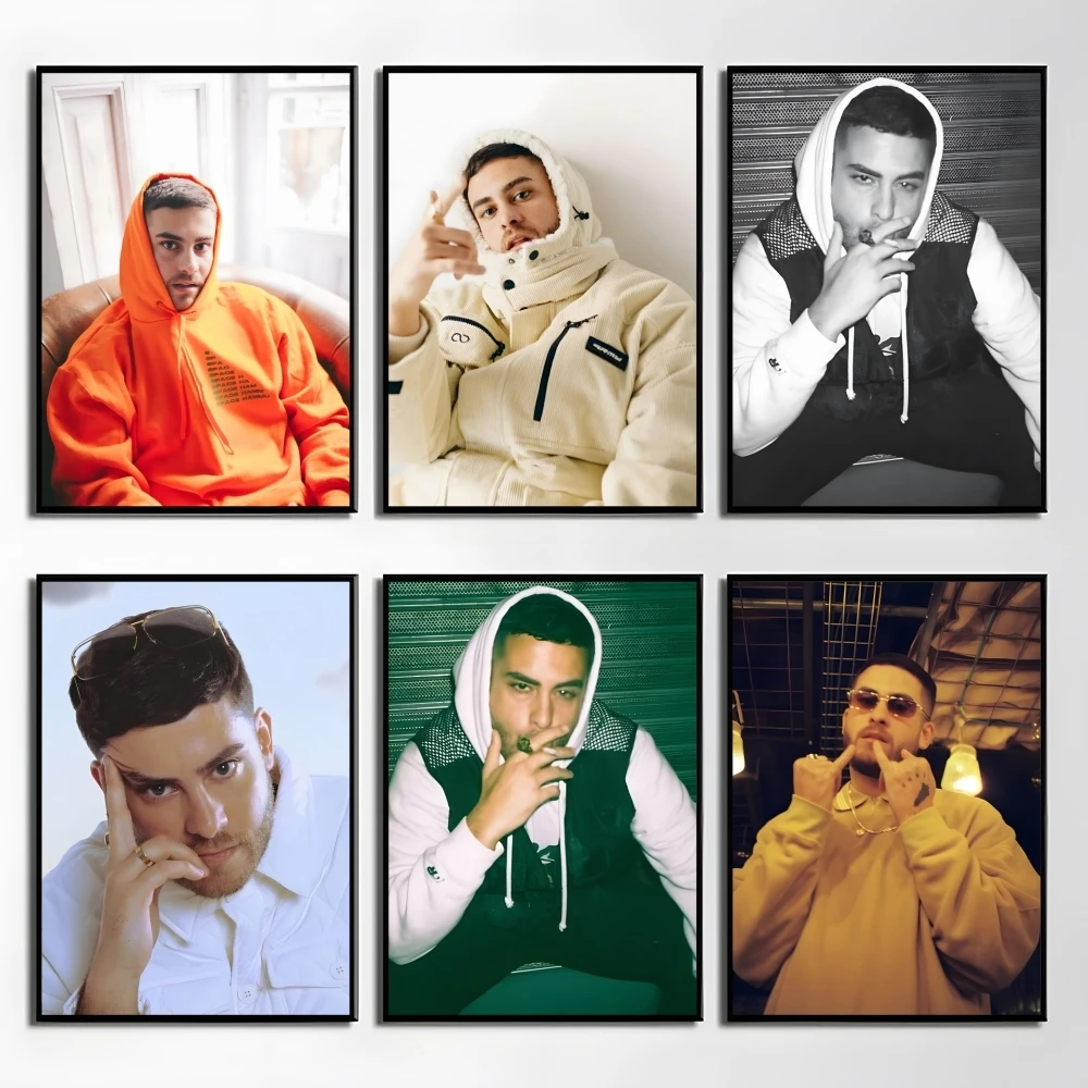 

Music Singer D-Delaossa Poster Elegant And Affordable Wall Art Stickers For Dormitory Living Room And Bedroom Spaces