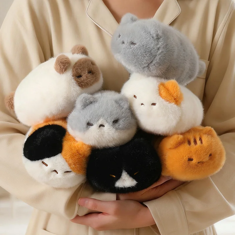 13cm TuanTuan Katze Siamesische Kätzchen-Plüschtiere Cartoon Lebensechte Kätzchen-Puppen Künstliche Berührungspuppe Kinder Mädchen Geburtstagsgeschenke