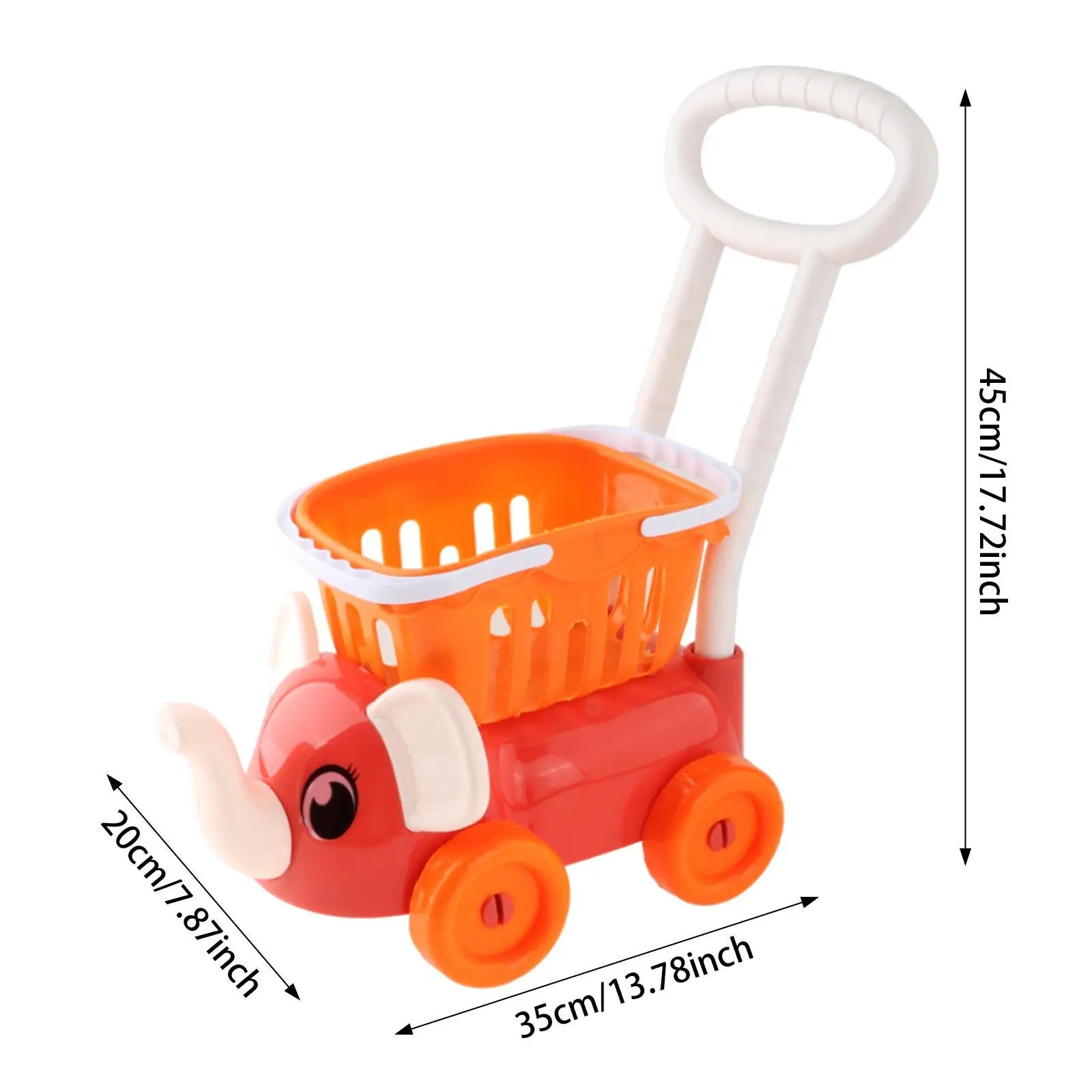 Carrito de compras para niños, carrito de mano de supermercado, juguete para bebés y niños