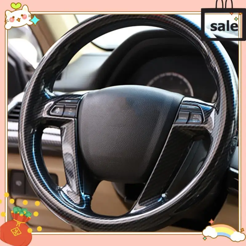 

НОВИНКА-автомобильный руль, кнопка, накладка на рамку, наклейка, ободок для Honda Accord 8th 2008-2013, внутренняя декоративная крышка с левым рулем