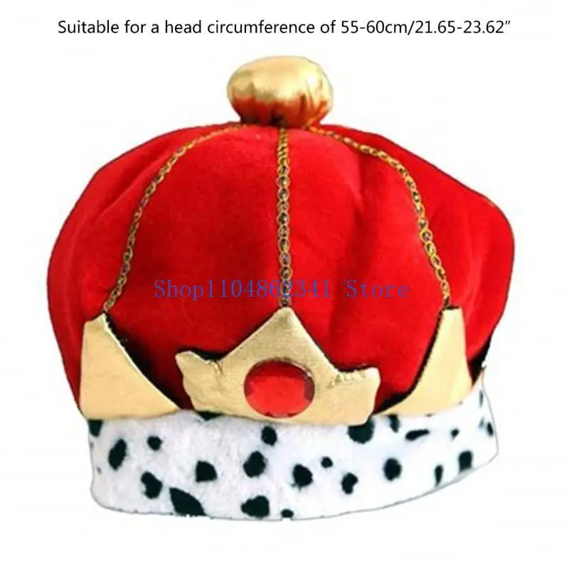 5asd król płaszcz korona kostium zestaw dla dzieci Halloween książę Cosplay kostium czerwony płaszcz peleryna i korony króla na