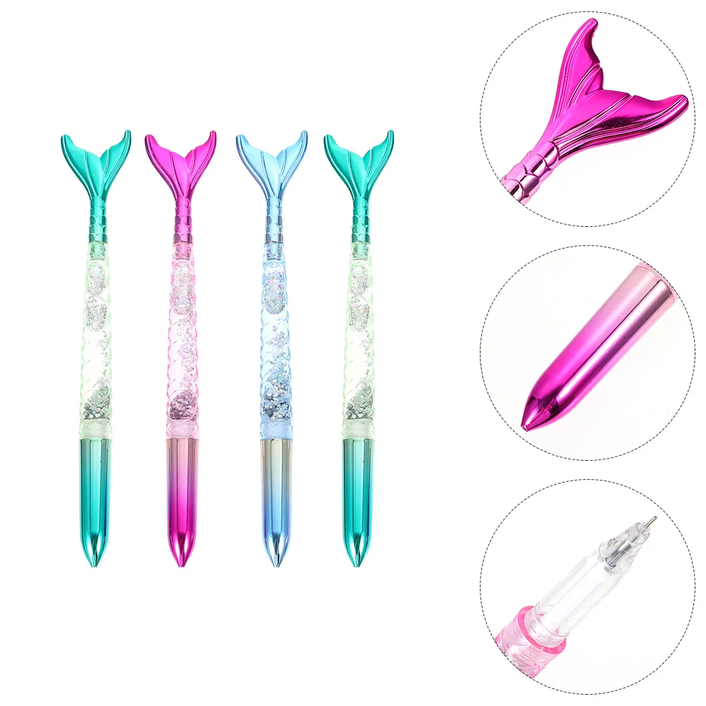 1 Set Mermaid Gel Pen Ball-point Pen Pen Stationery for Students signing pens ballpoint pens