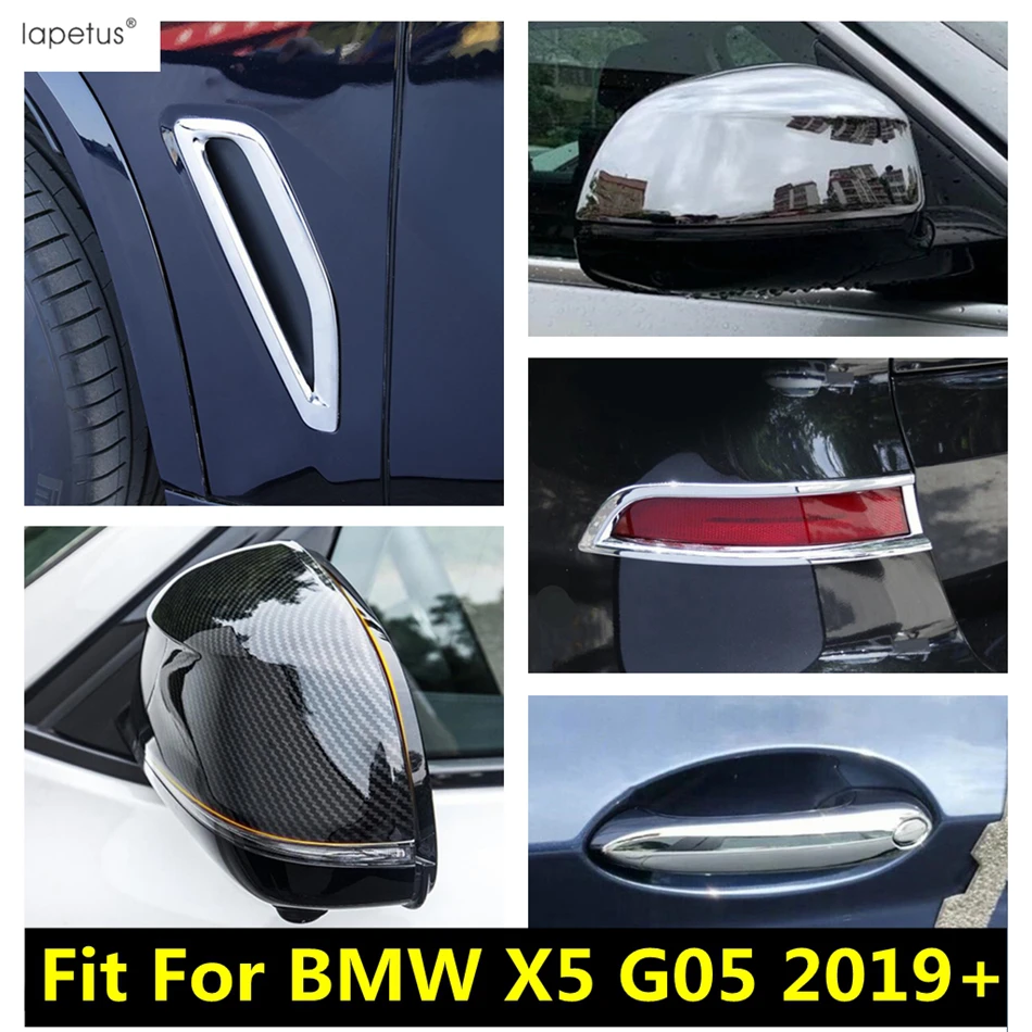 

Front Rear Fog Light Lamp / Door Handle / Rearview Mirror Cap Decor Cover Trim Accessories Exterior For BMW X5 G05 2019 - 2022