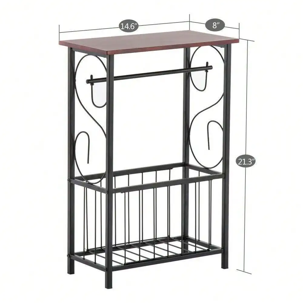 

2 Colors Bathroom Table Toilet Tissue Paper Holder Stand Rack Storage New