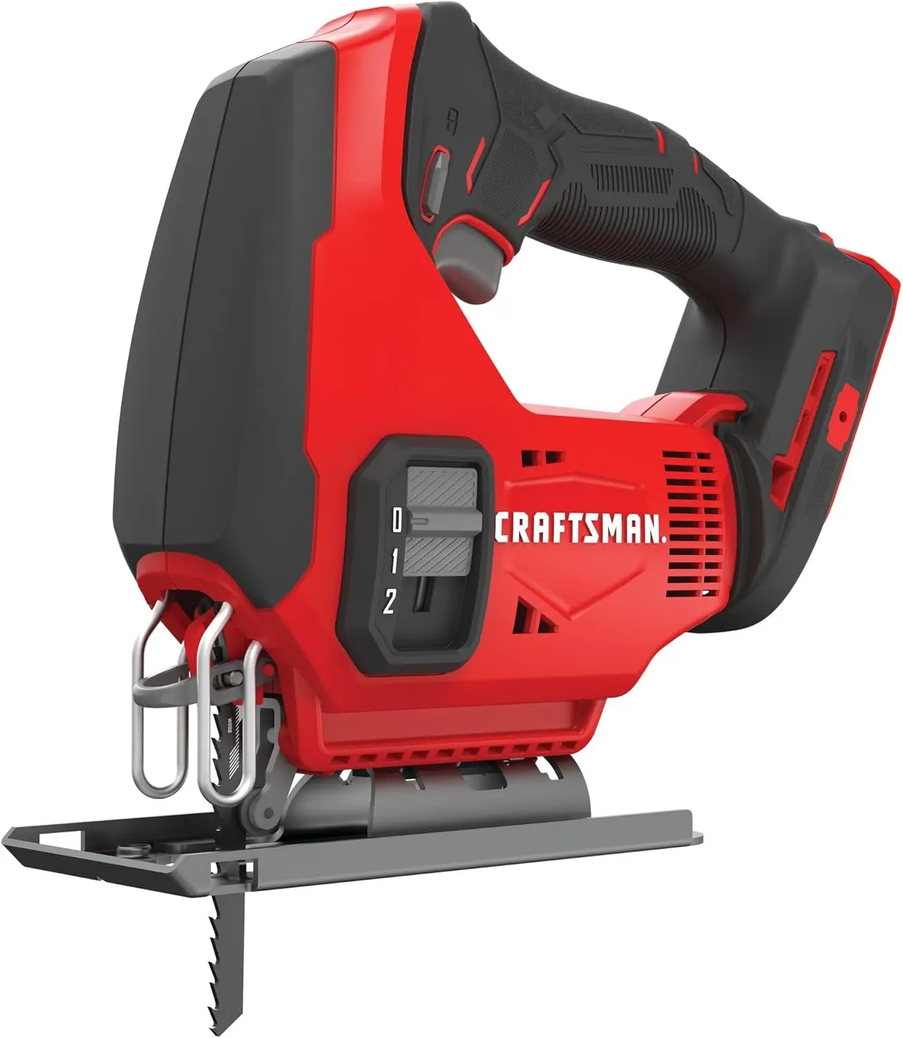 

CRAFTSMAN V20 Cordless Jig Saw, 3 Orbital Settings, Up to 2,500 SPM, Bare Tool Only (CMCS600B)