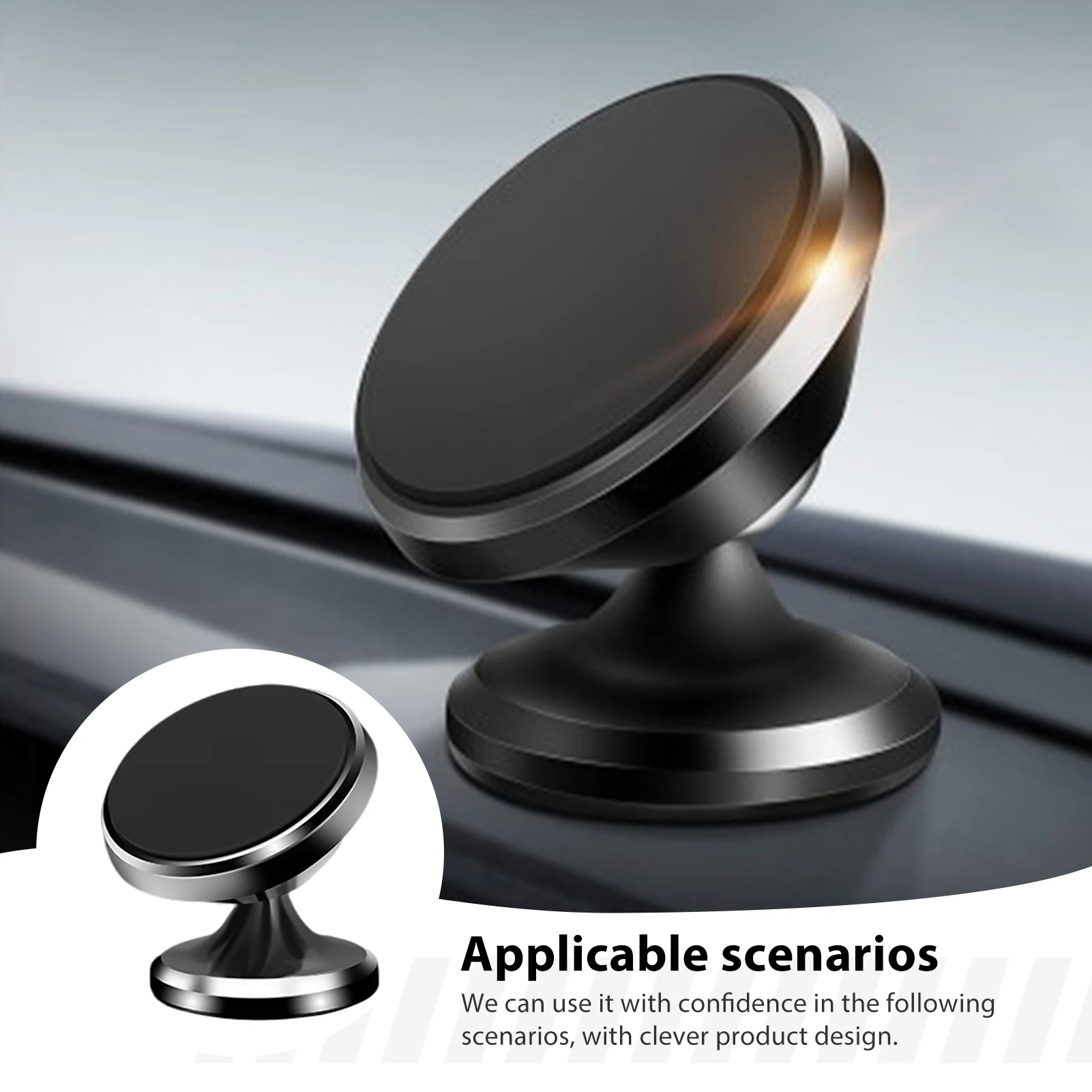 

Magnetic Car Phone Holder with Sticker Mount Magnet Mobile Cell Phone Stand Telephone GPS Support For iPhone Xiaomi Samsung