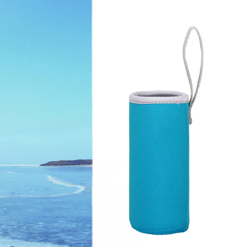 

16Pcs Insulated Water Bottle Carrier Set Lightweight Waterproof Foldable for Outdoor Hiking Camping 550Ml Holder Cover Bag Pouch