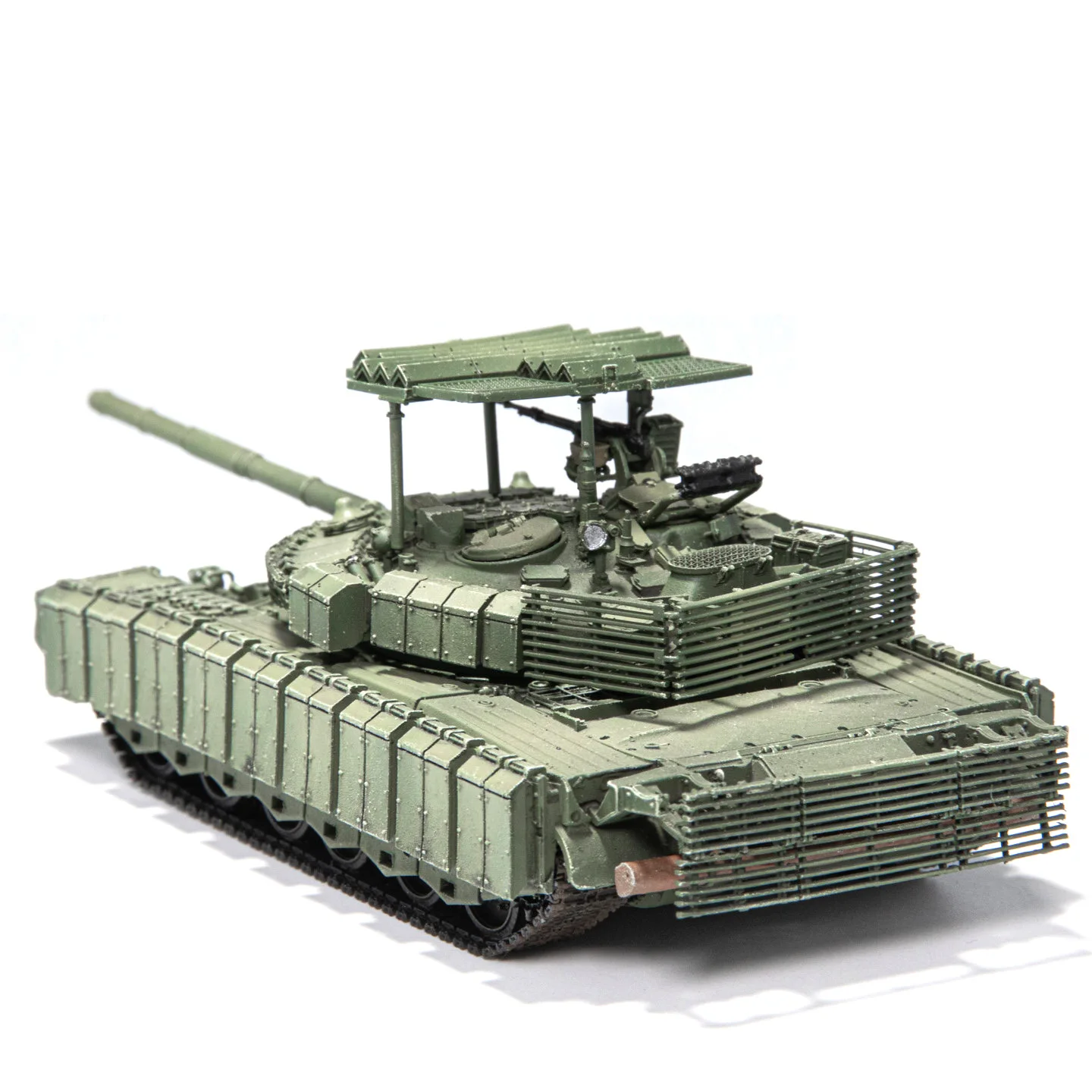 1: 72 5M72150A Russian T-80BVM Tank Model 2023 Relikt ERA Static Finished Product Model view 4