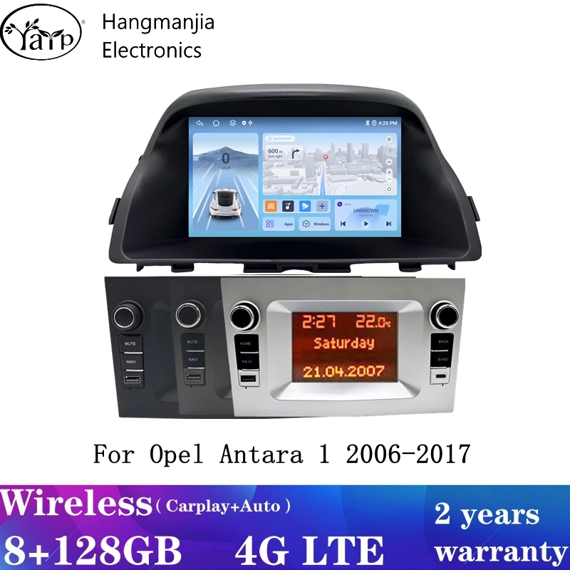 

Android 15 Wireless Carplay For Opel Antara 1 2006 - 2017 Car Radio Multimedia Stereo Player GPS Navi BT 4G WIFI DSP Autoradio
