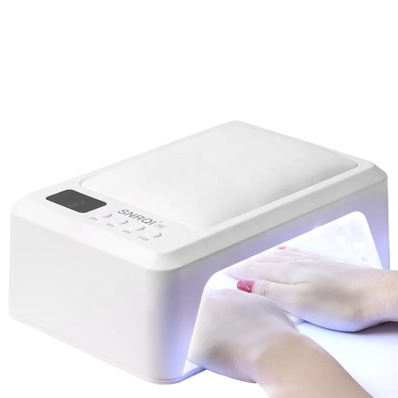 Hot Sale High Power 72w Both Hand uv led nail lamp With PU Hand Pillow