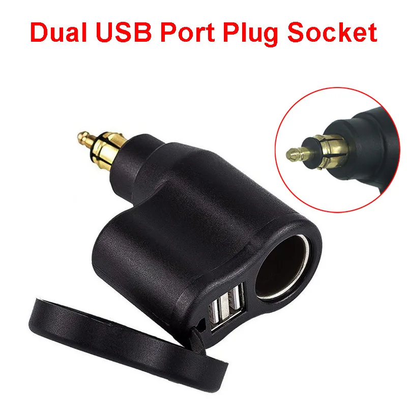 

For BMW R1200GS Adventure R1250GS F900 R/XR F700GS g310gs tiger800 Motorcycle Charger Power Adapter Dual USB Port Plug Socket