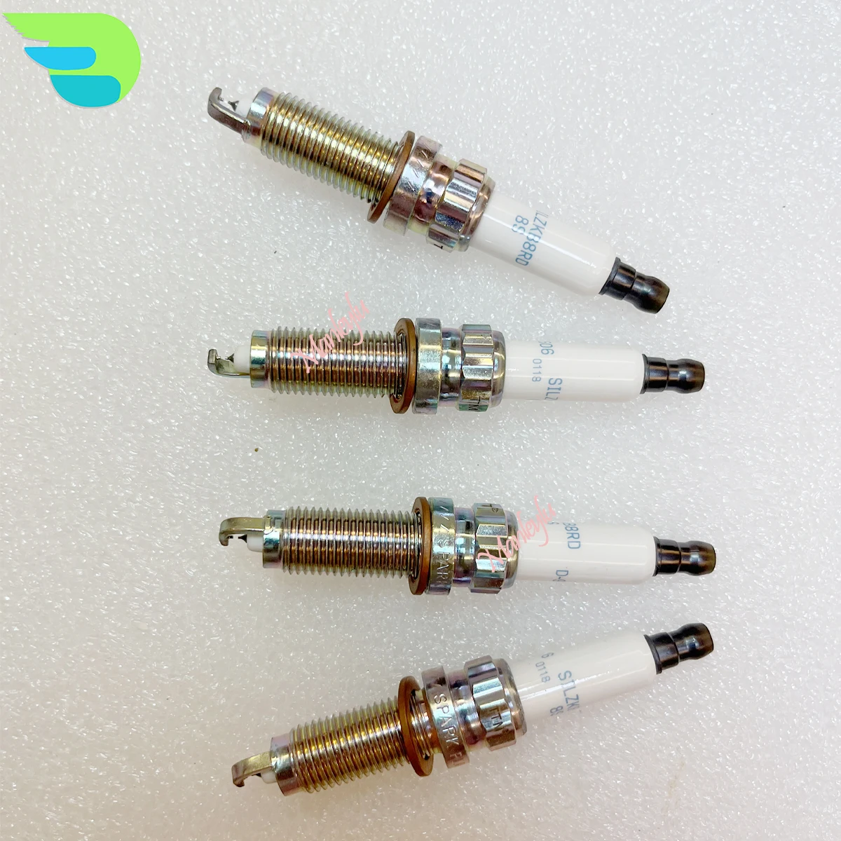 

4PCS Double Iridium Spark Plugs For 95770 0242129512 PLZKBR7A-G VXUH22 ZQR8S1302 12127534226 12120034098 ILZKBR7B8DG