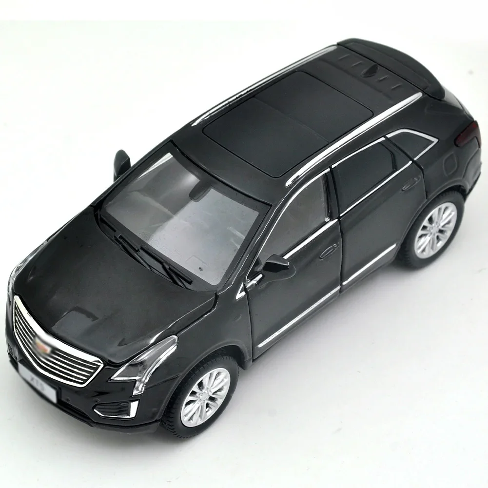 

1/32 подходит для Cadillac XT5, литая под давлением модель автомобиля из металлического сплава, звуковая и световая серия, детские игрушки, подарки