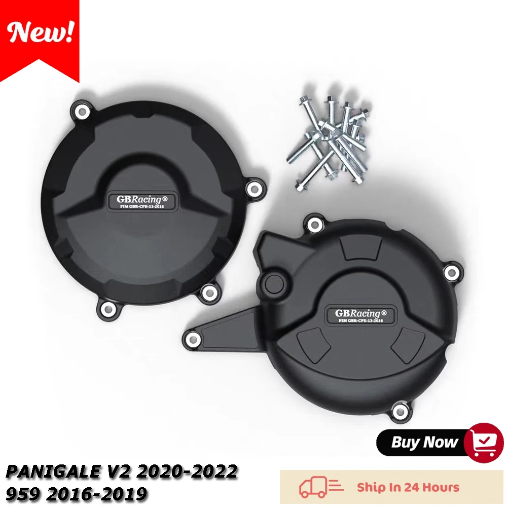 

For DUCATI Panigale V2 2020-2022 959 2016-2019 Nylon and Fiberglass Composite GB Racing Engine Cover Protection