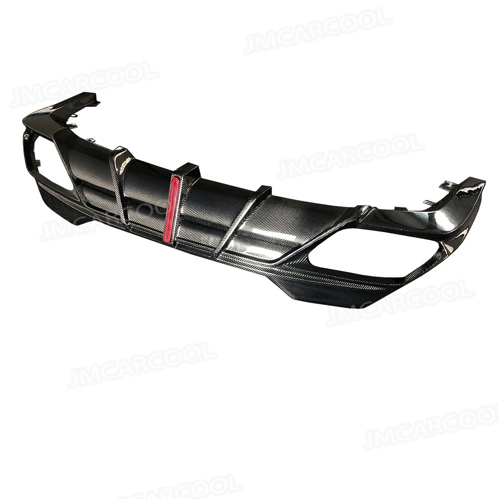 ألياف الكربون المصد الخلفي الشفاه الناشر سبويلر الجسم أطقم لسيارات BMW 8 Series G14 G15 2019-2022 تصفيف السيارة