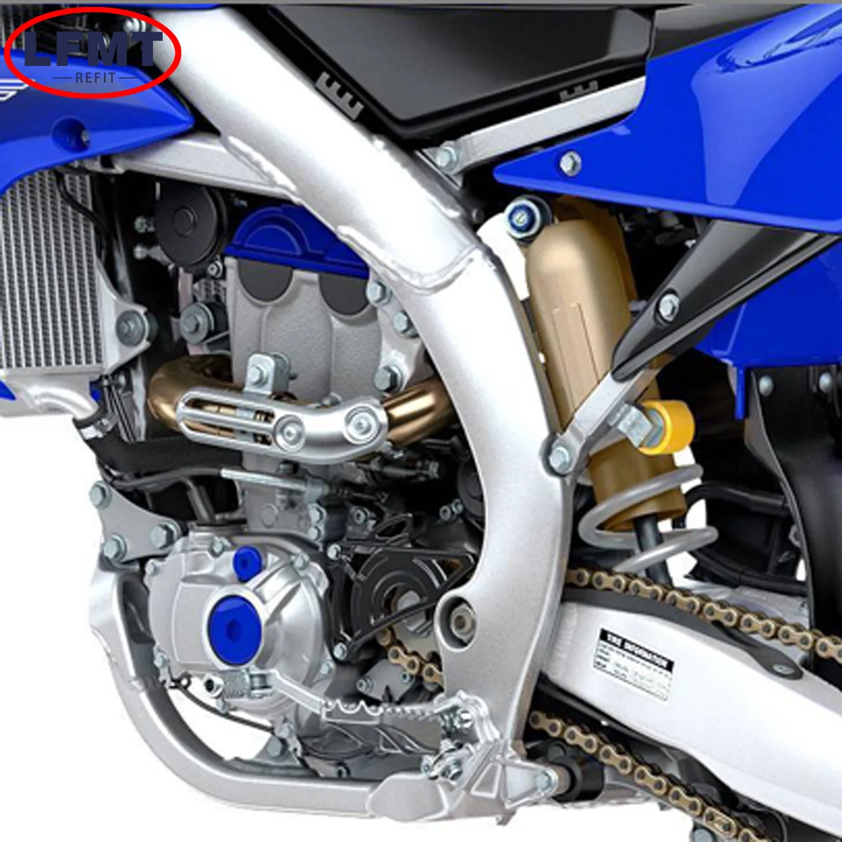 Motorcycle Frame Guards Covers Protectors For YAMAHA YZ250F YZ450F YZ450FX YZ 250F YZ 450 YZ 450FX Dirt Bike 2018 2019 2020 2021