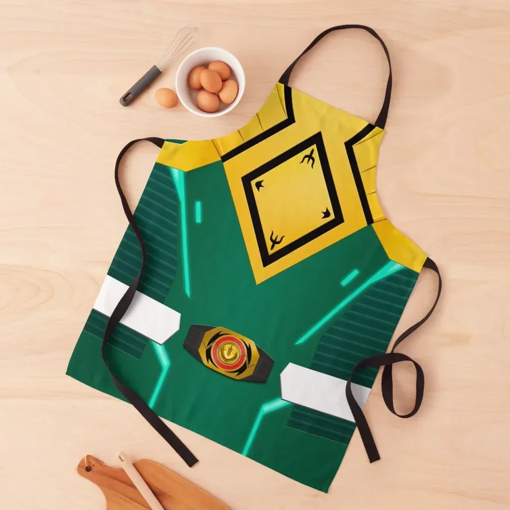 

All New MMPR Green Apron Men kitchen Useful Things For Kitchen Kitchen Utensils Apron