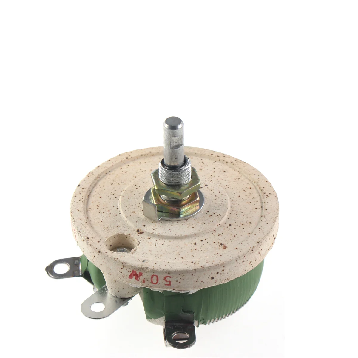 50W BC1 high Power rheostat rotary variable wire wound Disc shape Adjustable resistor Sliding 1R 2R 3R 5R 10R 15R 20R 25R 30R 40