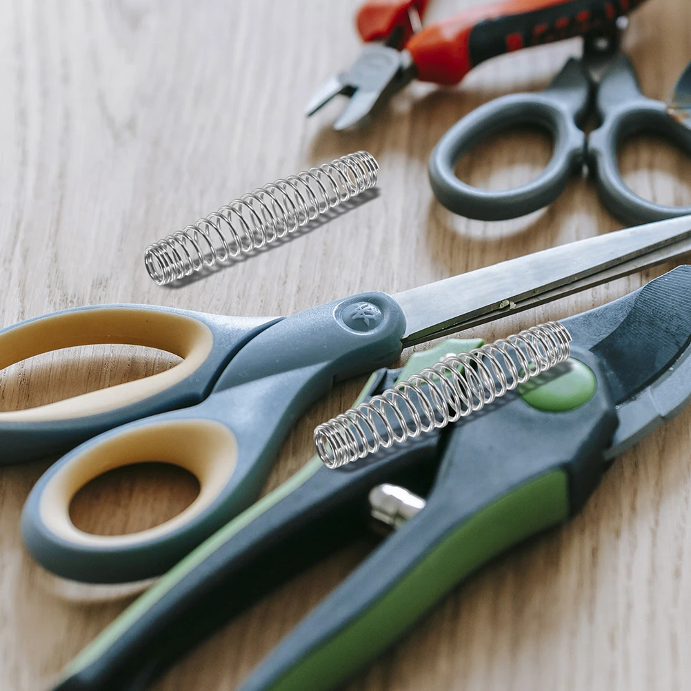 

12Pcs Pruner Spring for Garden Shears Replacement Durable Precision Spare Part for Pruning Maintenance Trimming Equipment Silver