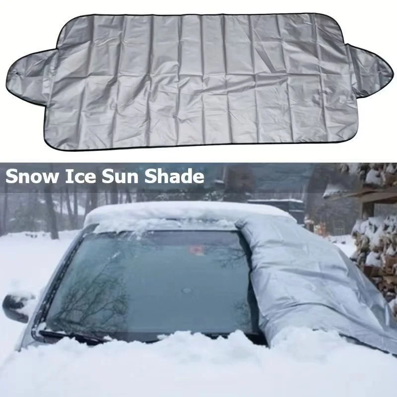 

Car Accessories Car Windscreen Windshield Frost Cover Ice Snow Shield Front Protector Auto UV Protection Curtain Styling 1Pc