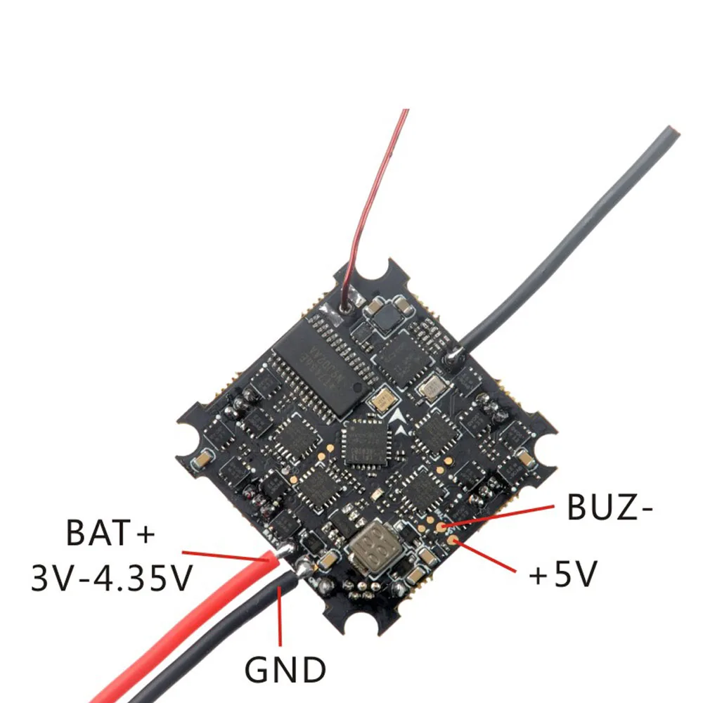 Happymodel Crazybee F4 Lite 1S Kontroler lotu Wbudowany 5.8G VTX 4w1 ESC Frsky / Flysky RX dla Mobula 6 Tiny BWhoop