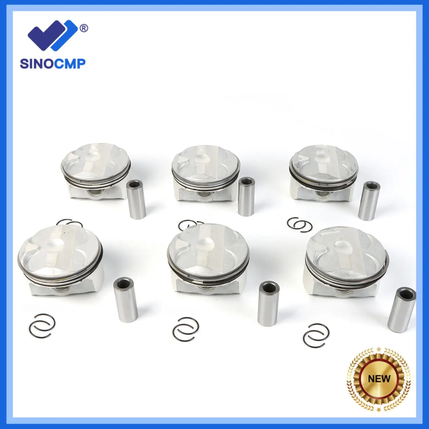 6pcs N52B25 Engine Pistons Rings Set Φ82mm CR 11:1 11257612982 For BMW E81 E87 E83 E84 E90 E91 E60 E61 323i 325i 523i 525i 2.5L