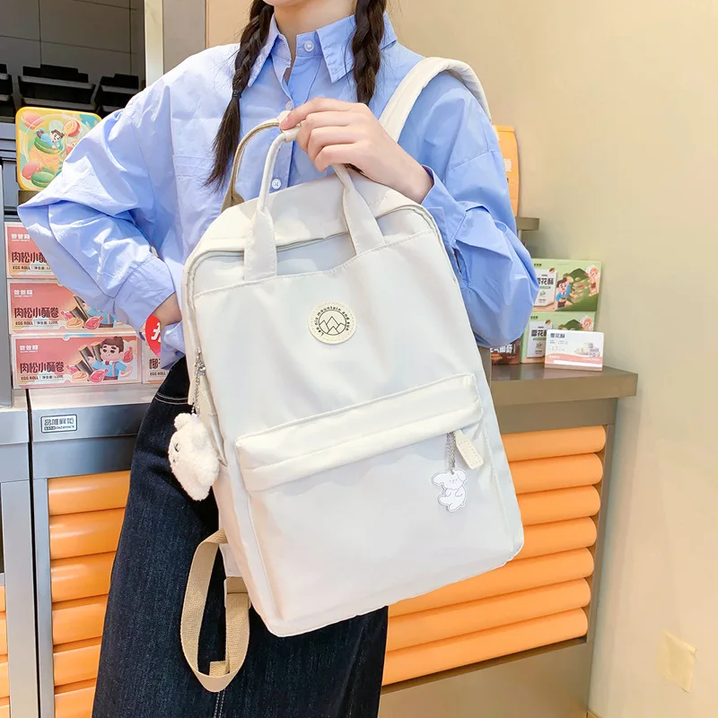 

Minimalist High School Birthday Backpack, Female Ins Style Backpack, 2025 New Large Capacity Leisure Travel Bag